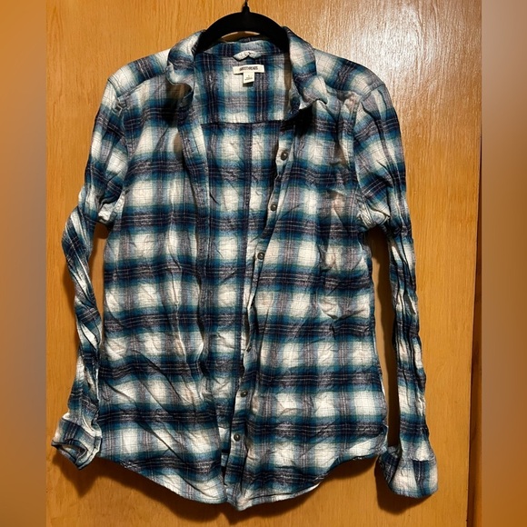 Goodthreads Tops - Goodthreads Women's Brushed Flannel Drop-Shoulder Long-Sleeve Shirt​​